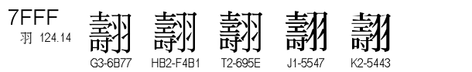 U+7FFF